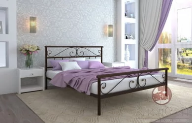 Кровать Эсмеральда плус 1800х1900 Коричневая / plus