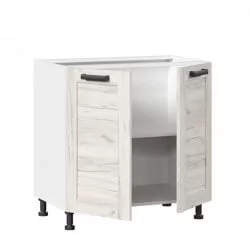 Тумба кухонная 800 Винченца ЛД 234.060.000.005 Белый Дуб Крафт белый