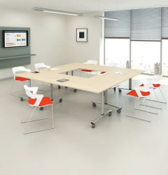 Стол складной Connect 120х60х72.5см Светлый дуб