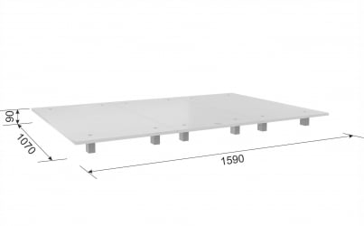 Ортопедические основания для кроватей KM.2-00.3 белый