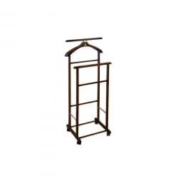 Вешалка костюмная на колесах В 22Н Средне-коричневый