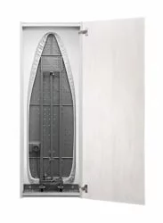 Узкий шкаф в прихожую Iron Slim (правый) Беленый дуб