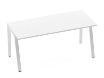 Стол прямой Дека Л-обр. каркас 73.07.16 Белый / Deka
