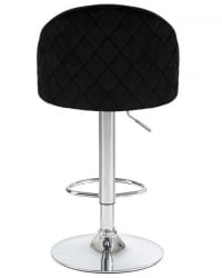 Стул барный ДОБРИН МИЛАНА (черный велюр (МДЖ9-101)) 2 шт / DOBRIN MILANA (MJ9-101))