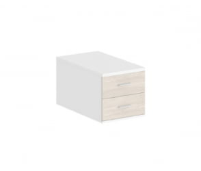 Подвесная тумба с 2 ящиками Sigma SG.536.WH.OL Белый Дуб светлый