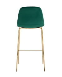 Комплект из двух стульев Валенсия SN велюр зеленый золотые ножки (2 шт)