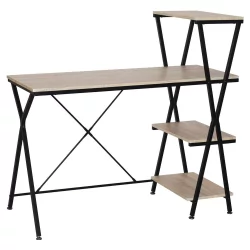 Стол на металлокаркасе BRABIX LOFT CD-004 Дуб натуральный