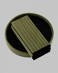 Пуф складной с ящиком Store Round травяной