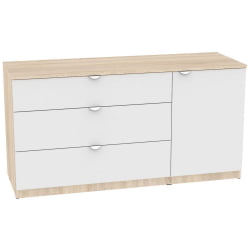 Комод Калисто(K49)699х1352х468ручкаторцеваяTR-2(ДСС-Белый)