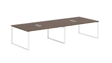 Бенч-система ЕДИС ЕКВСТ 3513 Дуб Денвер темный Белый / EDIS EQWST