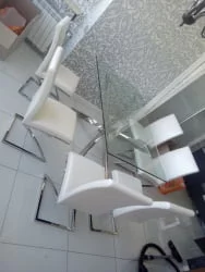 Стол T088 (160) Серебро