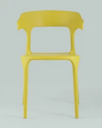 Стул пластиковый Neo с подлокотниками Горчичный