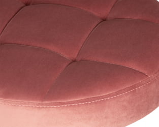 Табурет DOBRIN BRUNO GOLD (пудрово-розовый велюр (MJ9-32))