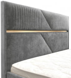 Комплект мебели для спальни Монако 902 №3 Дуб Вотан Оникс Графит Десерт Серый