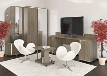 Тумба с полкой и бортиком (правая) LIGHT С-Т-60 Пр Вяз Благородный