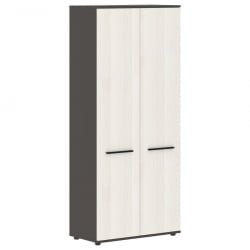 Шкаф с глухими дверьми ЕДИС ЕХCС 85.1 Ясень Траун Черный Мокко / EDIS EHCS