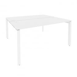 Рабочая станция на П-образном м/к ОНИКС О.МП-Д.РС-2.4.7 Белый Бриллиант / ONIX O.MP-D.RS-2.4.7