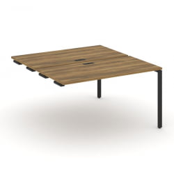 Двойной стол-приставка к опорным тумбам/шкафам CОНCЕПТ CН.ДСПР-003 Сандал Янтарный Антрацит / CONCEPT CN.DSPR-003