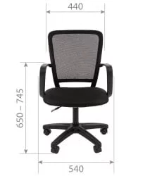 Кресло для оператора Чаирман 698ЛТ Серое / Chairman 698LT