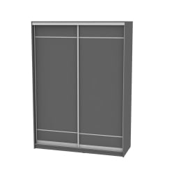 Детский шкафы-купе B-220х160х60-1(Графит-D7D7)