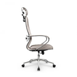 Кресло руководителя Metta L 2c 44C/K116 Infinity Easy Clean (MPES) Комплект 9 Светло-бежевое