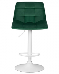 Стул барный DOBRIN TAILOR WHITE (зеленый велюр (MJ9-88)) 2 шт