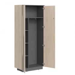 Шкаф для одежды Line СФ-574401 Дуб светлый Черный графит