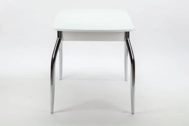 Стол обеденный Чикаго СТ(6191) белый,стекло белое