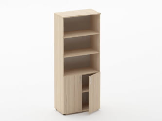 Шкаф высокий полуоткрытый Glassy 6.19.121 Бук светлый