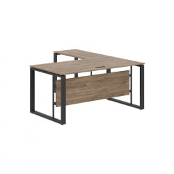 Стол с боковой приставкой ENIO ECT 1619 Кария Пальмира/Антрацит