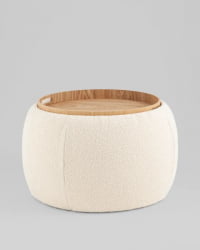 Пуф-трансформер Люкке с крышкой, бежевый