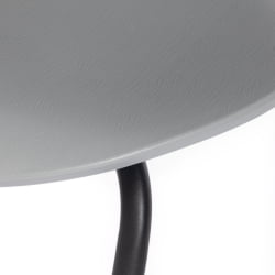 Стул Jacobsen (mod DC 102) пластик/металл, 50 х 46 х 82 см , серый 024/черный