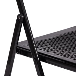 Металлический стул FOLDER (mod. 3016) каркас: металл, сиденье/спинка: пластик, 48,5 х 48 х 82,5 см, black (черный)