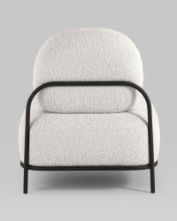 Кресло Стоун 1 ткань букле Молочный