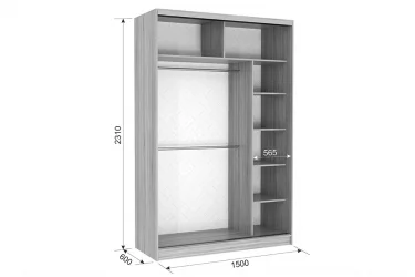 Шкаф-купе Гранд-1 Венге