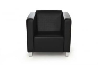 Кресло Милано Комфорт Кр Санторини 401 (черный) Категория 1