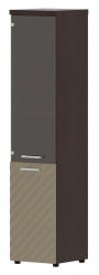 Шкаф колонка комбинированная с топом (левый) Torr LUX TLHC 42.2 L Венге Магия Капучино
