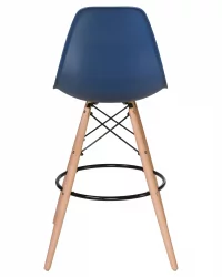 Стул барный ДОБРИН ДСВ БАР Темно-синий БЕ-12 / DOBRIN DSW BAR BE-12