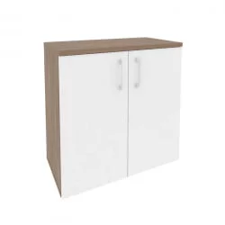 Шкаф низкий широкий (2 низких фасада ЛДСП) ONIX O.ST-3.1 Дуб Аризона/Белый