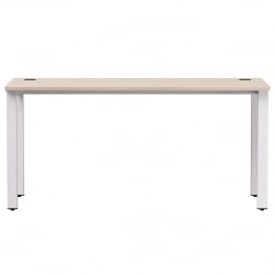 Стол прямой на металлокаркасе, опоры 45 гр Everprof EVO 254S004 Дуб Соната Белый