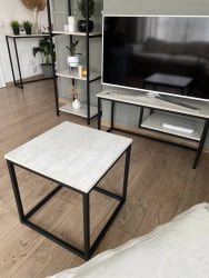 Стол квадратный Тип 1  450*450*450мм Дуб Вотан