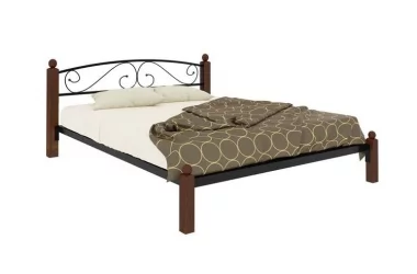 Кровать Вероника Lux 1200х1900 Черная