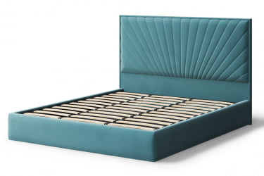 Кровать Леона, 2000*1800 мм, бирюзовый