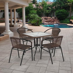 Комплект мебели Асоль-3 TLH-037BR2/070SR-70х70 R-05 Brown 4Pcs