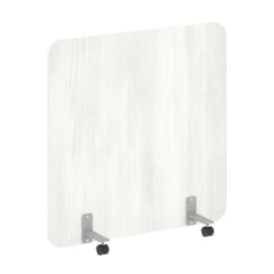 Перегородка на металлических опорах, на роликах R-line DP.R-120-120 Снежная Патина