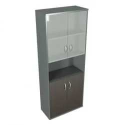 Шкаф СТ-1.4 Венге/металлик