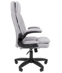 Кресло офисное CХАИРМАН 533 ткань Светло-серый / CHAIRMAN