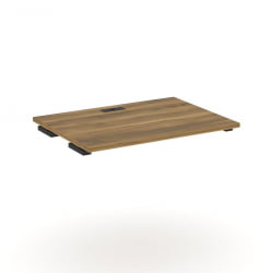 Стол-приставка к двум опорным тумбам/шкафам CОНCЕПТ CН.ОСПР-005 Сандал Янтарный Черный / CONCEPT CN.OSPR-005