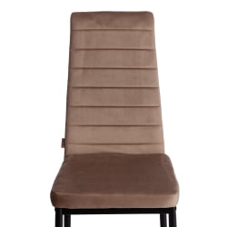 Стул Easy (mod. JSC02-1) металл, флок, 41 х 52 х 96 см, Beige (бежевый) HLR8 / черный