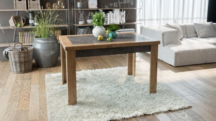 Обеденный стол Хьюстон тип 4 Дуб Вотан/Моод Темный